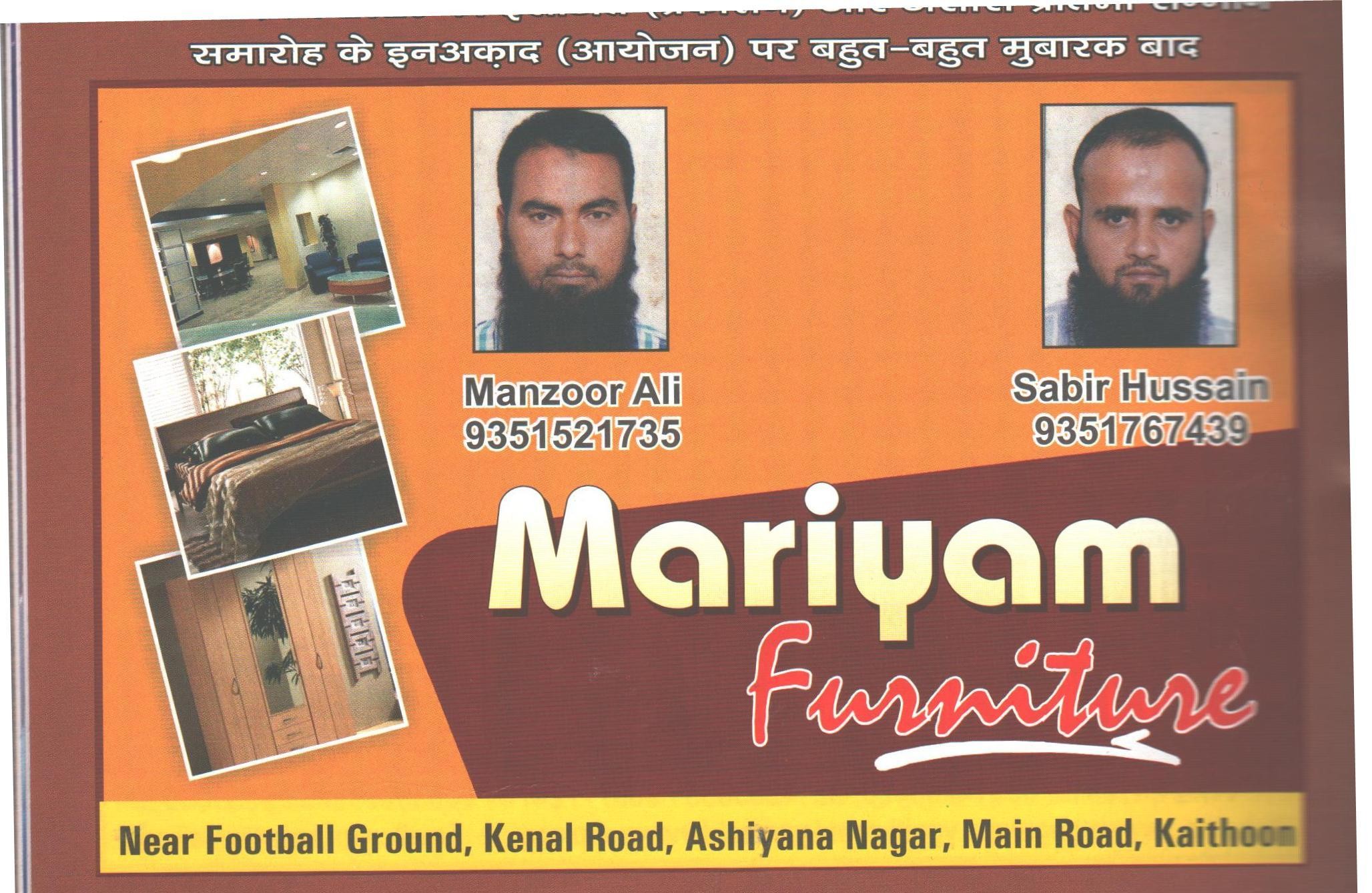 MARIYAM FURNITURE