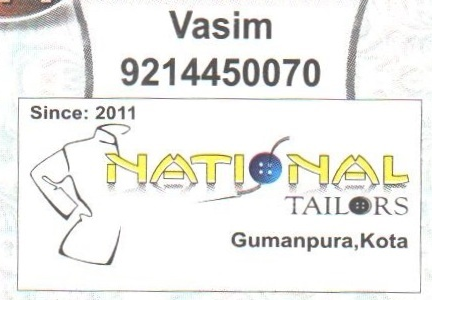 NATIONAL TAILOR GUMANPURA